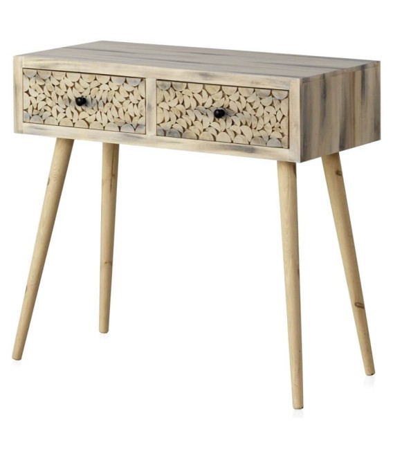 CONSOLA MUNDO MADERA 
