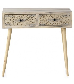 CONSOLA MUNDO MADERA 