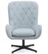 SILLÓN GIRATORIO DUNAS AZUL