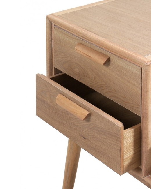 BANCO PIE DE CAMA FRESNO MADERA Y TEXTIL 