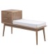 BANCO PIE DE CAMA FRESNO MADERA Y TEXTIL 