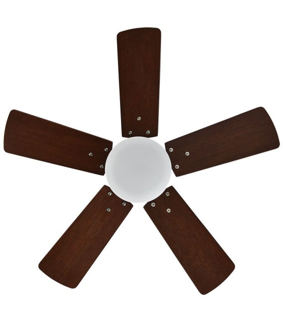 VENTILADOR DC MARTA MADERA Y METAL NOGAL 