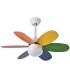 VENTILADOR DC ALVES METAL Y MADERA COLORES 85 Ø 