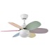 VENTILADOR DC ALVES METAL Y MADERA COLORES 85 Ø 