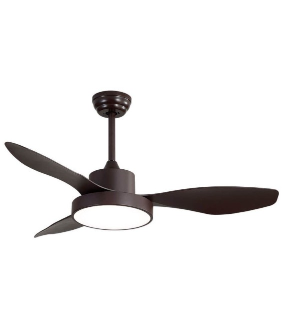 VENTILADOR DC HAYATE ABS Y METAL MARRÓN MDMHOGAR