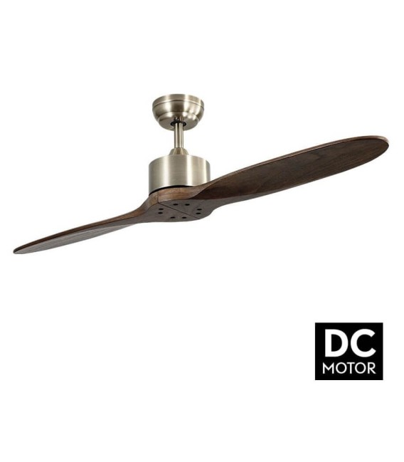 VENTILADOR DC LESTE MADERA Y METAL 