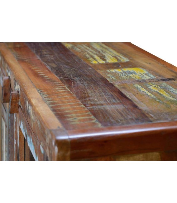 VITRINA MARES MADERA Y METAL