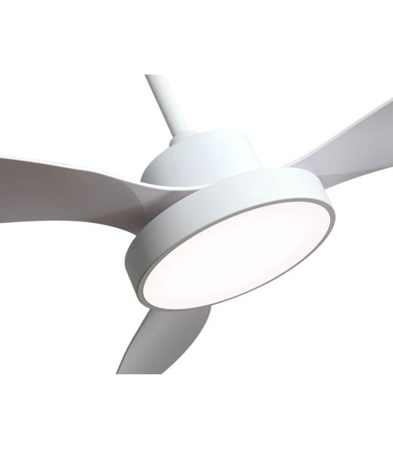 VENTILADOR DC HAYATE ABS Y METAL BLANCO