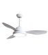 VENTILADOR DC HAYATE ABS Y METAL BLANCO