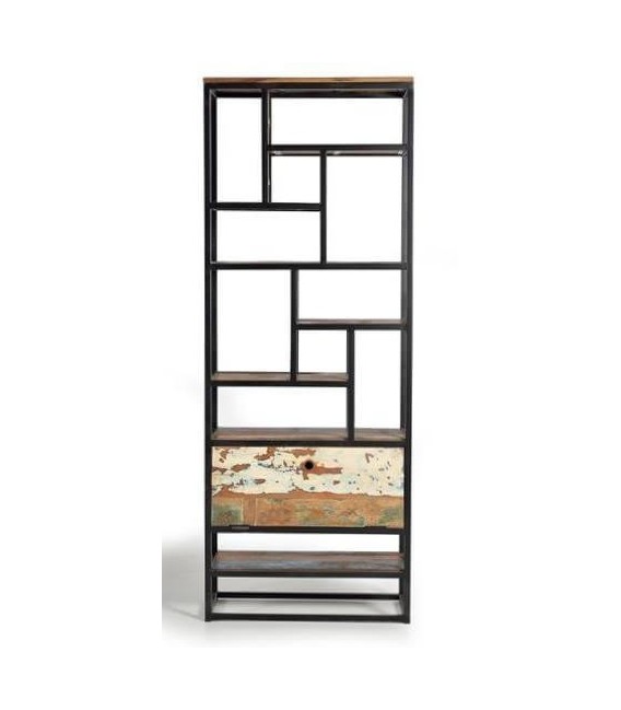 LIBRERÍA MARES MADERA Y METAL 