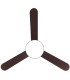 VENTILADOR DC UMI MADERA Y METAL MARRÓN 
