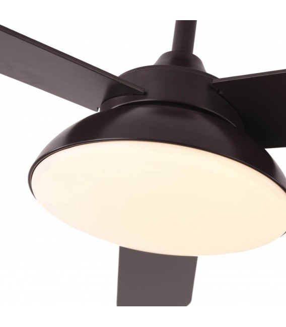 VENTILADOR DC UMI MADERA Y METAL MARRÓN 