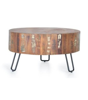 MESA DE CENTRO MARES MADERA Y METAL 