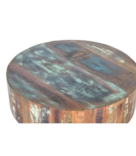 MESA DE CENTRO MARES MADERA Y METAL 