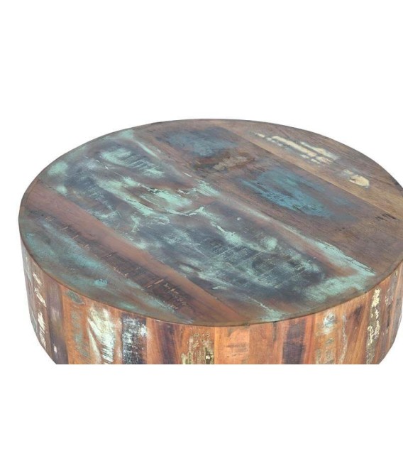 MESA DE CENTRO MARES MADERA Y METAL 
