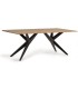 MESA DE COMEDOR MARIPOSA MADERA Y METAL 