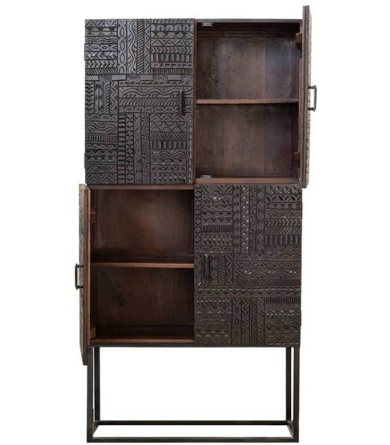 ARMARIO ALACENA AZTECA MADERA Y METAL