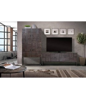 ARMARIO ALACENA AZTECA MADERA Y METAL