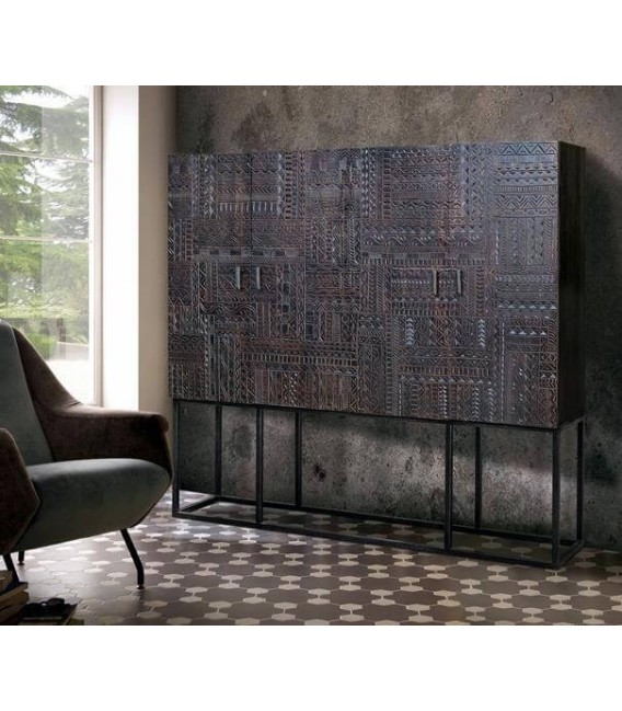 ARMARIO ALACENA AZTECA XL MADERA Y METAL MDMHOGAR