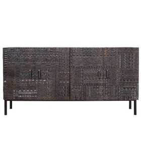 APARADOR AZTECA MADERA Y METAL MDMHOGAR