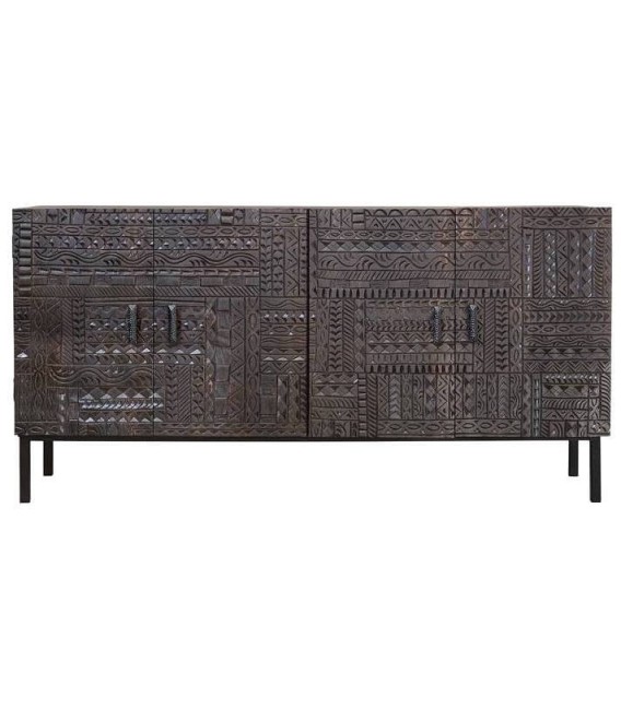 APARADOR AZTECA MADERA Y METAL MDMHOGAR