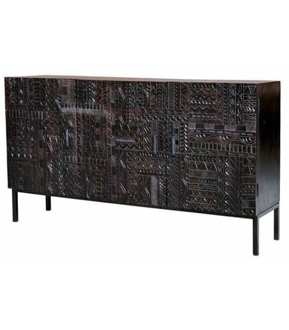 APARADOR AZTECA 2 MADERA Y METAL MDMHOGAR