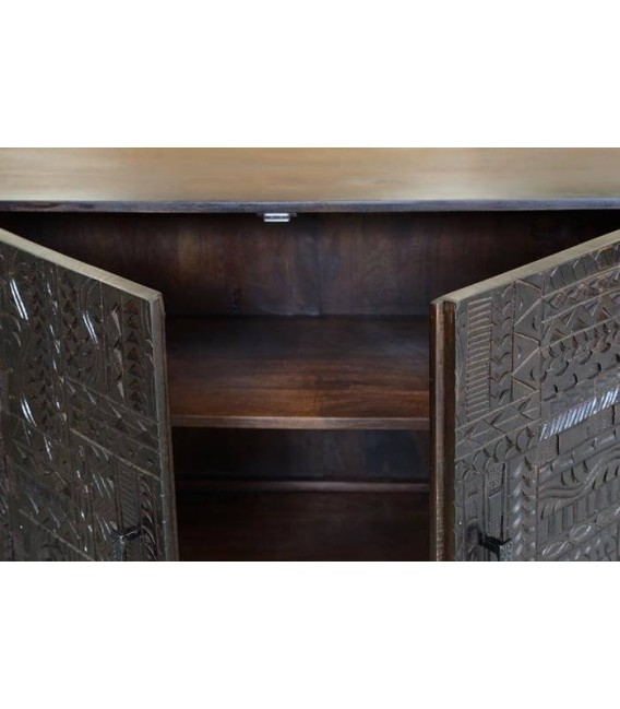 APARADOR AZTECA 2 MADERA Y METAL MDMHOGAR