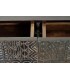 CONSOLA AZTECA MADERA Y METAL