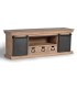 MUEBLE DE TV MANHATTAN MADERA Y METAL MDMHOGAR
