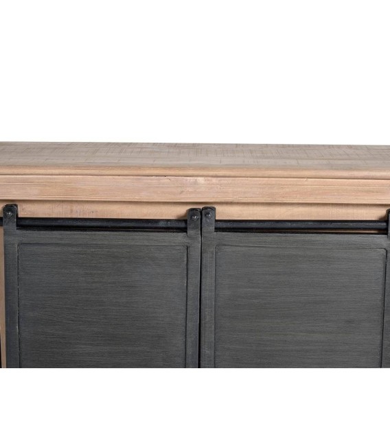 MUEBLE DE TV MANHATTAN MADERA Y METAL MDMHOGAR