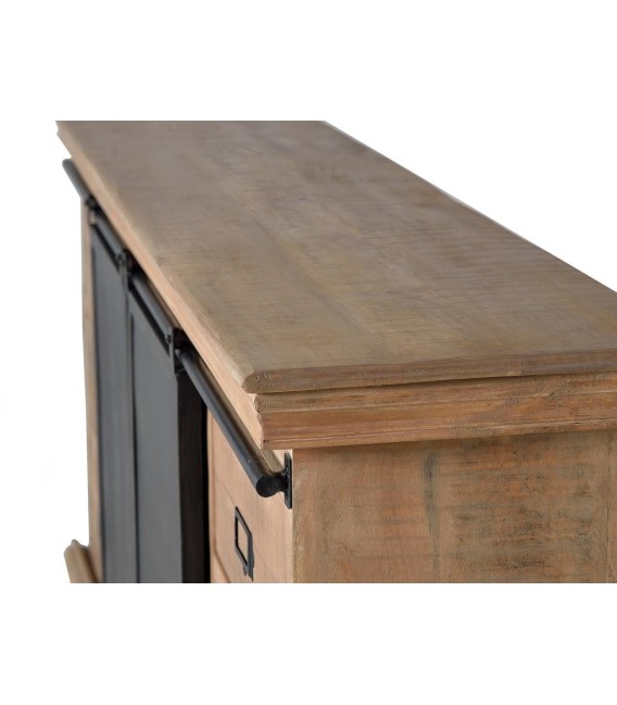 MUEBLE DE TV MANHATTAN 2 MADERA Y METAL MDMHOGAR