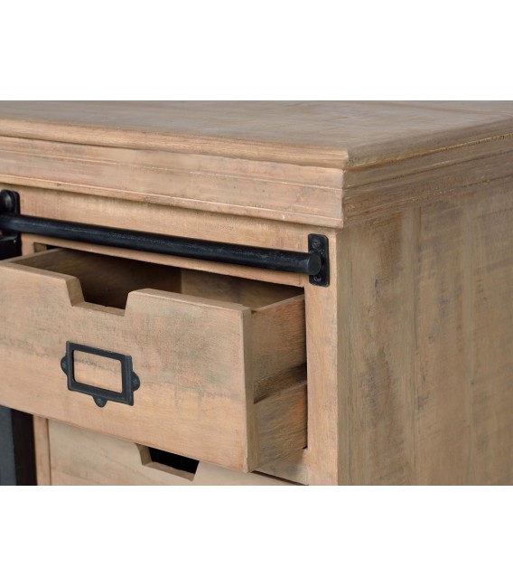 MUEBLE DE TV MANHATTAN 2 MADERA Y METAL MDMHOGAR