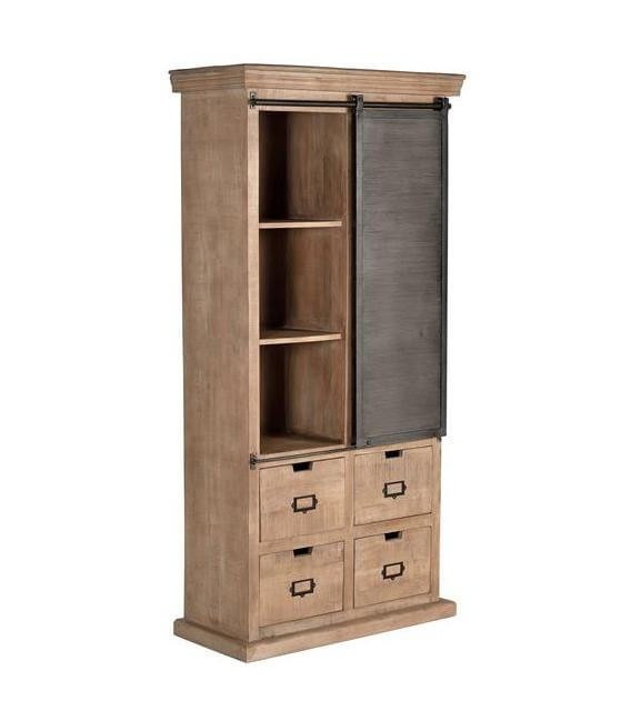 ARMARIO ALACENA MANHATTAN  MADERA Y METAL MDMHOGAR