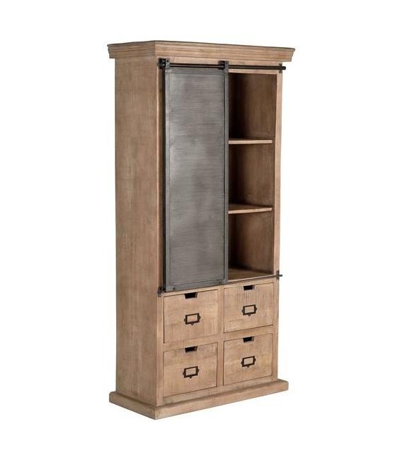 ARMARIO ALACENA MANHATTAN  MADERA Y METAL MDMHOGAR