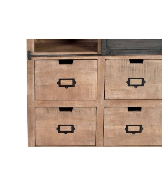 ARMARIO ALACENA MANHATTAN  MADERA Y METAL MDMHOGAR