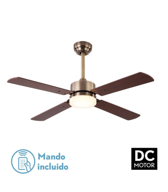 VENTILADOR DC HUPE METAL Y MADERA 
