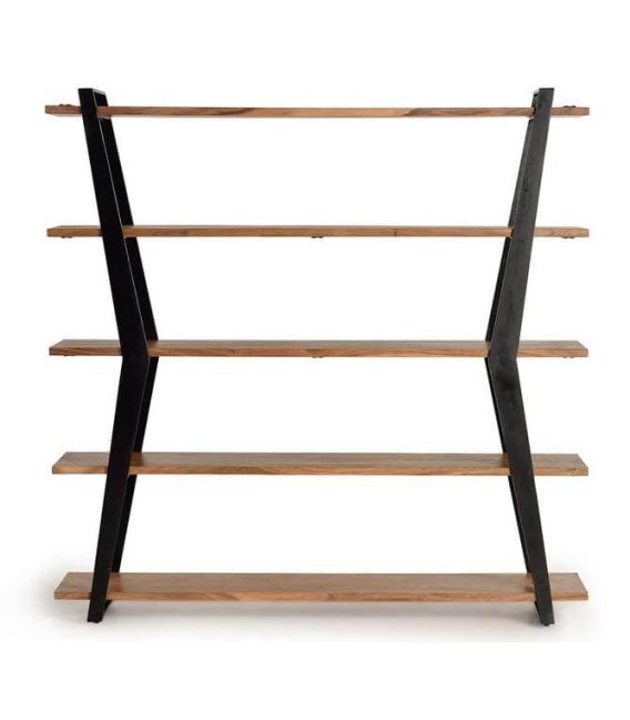 LIBRERÍA CUINA MADERA Y METAL 