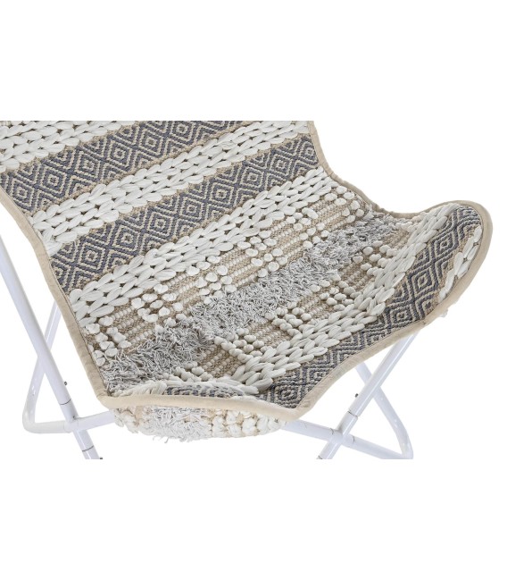 SILLÓN MARIPOSA CUZCO METAL Y TEXTIL MDMHOGAR