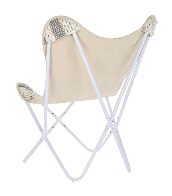 SILLÓN MARIPOSA CUZCO METAL Y TEXTIL MDMHOGAR