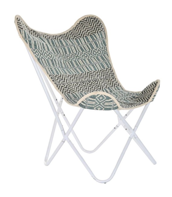 SILLÓN MARIPOSA IGUAZÚ METAL Y TEXTIL MDMHOGAR