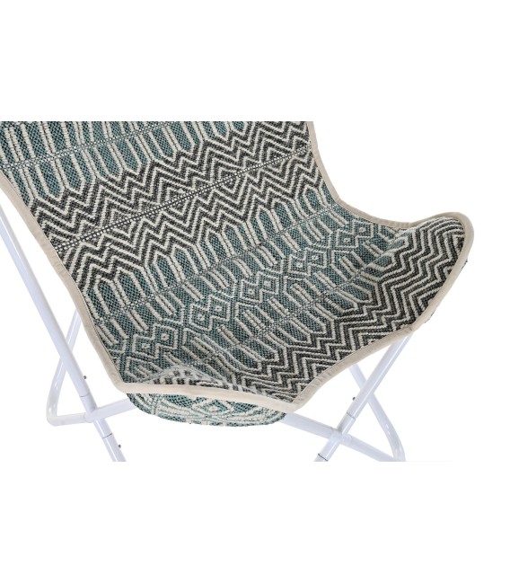 SILLÓN MARIPOSA IGUAZÚ METAL Y TEXTIL MDMHOGAR
