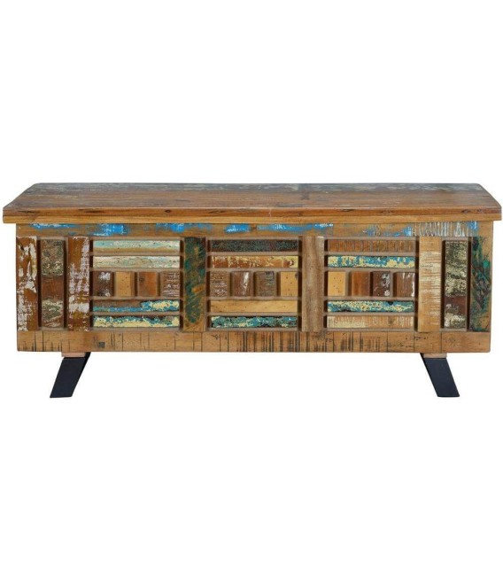 BAÚL MARES MADERA Y METAL 