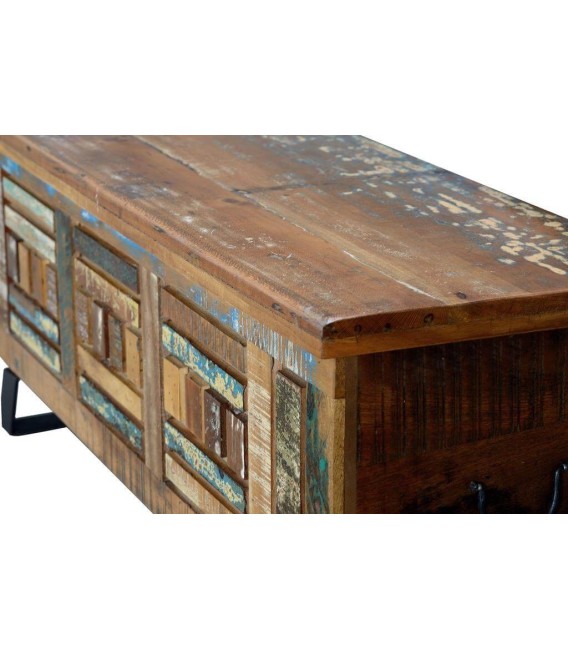 BAÚL MARES MADERA Y METAL 