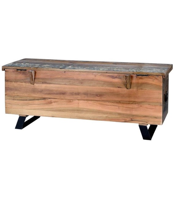 BAÚL MARES MADERA Y METAL 