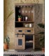 MUEBLE BAR CHICAGOM MADERA Y METAL 