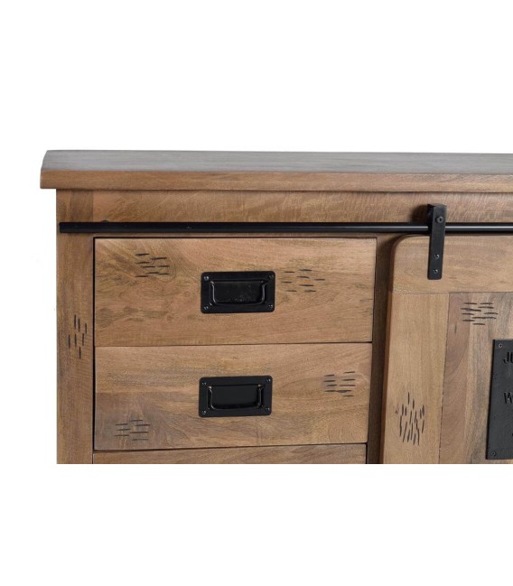 APARADOR CHICAGO MADERA Y METAL MDMHOGAR