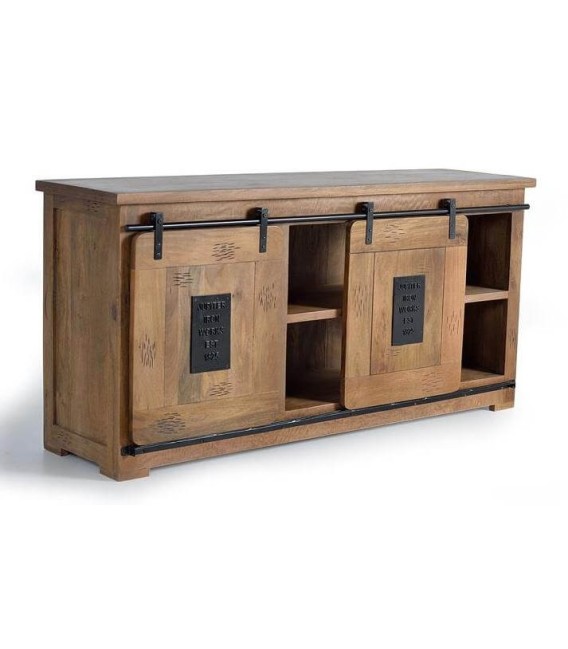 APARADOR CHICAGO MADERA Y METAL MDMHOGAR