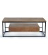 MESA DE CENTRO CHICAGO MADERA Y METAL