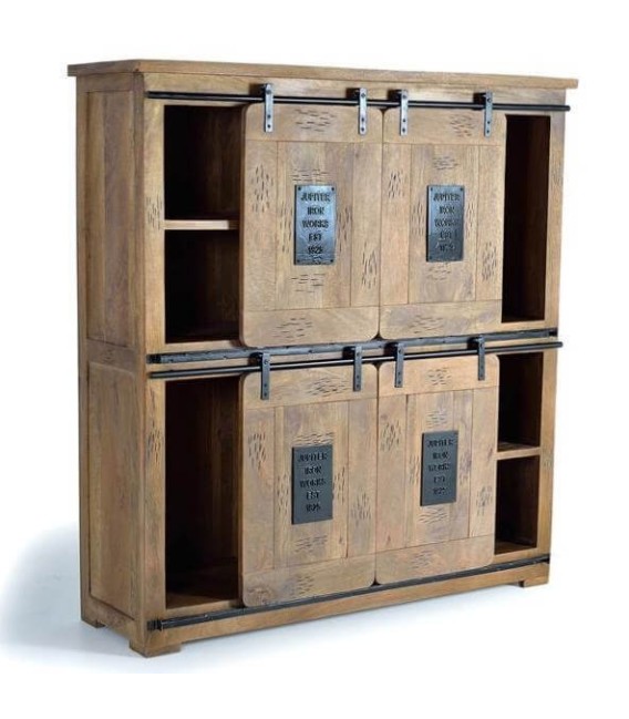 ARMARIO ALACENA CHICAGO MADERA Y METAL