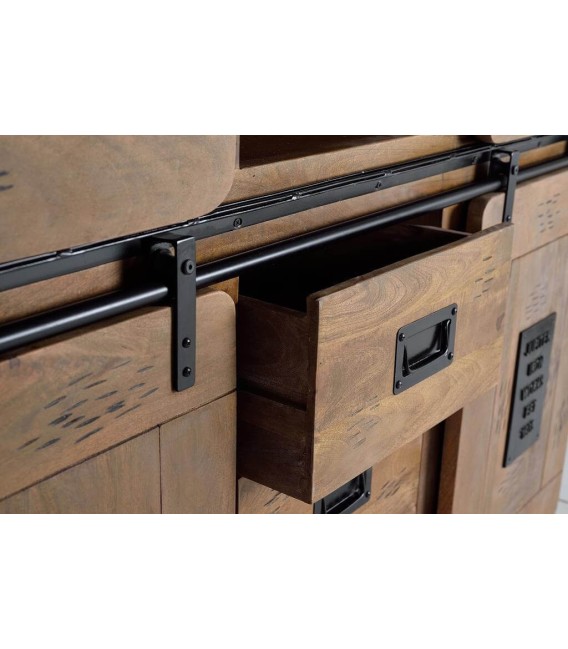 ARMARIO ALACENA CHICAGO MADERA Y METAL